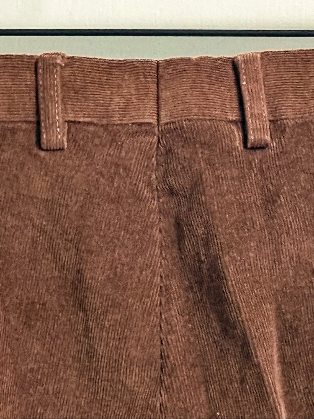 Lauren Ralph Lauren Men’s 46x32 Brown Wide Wale Corduroy Pants Straight Leg - Picture 10 of 12